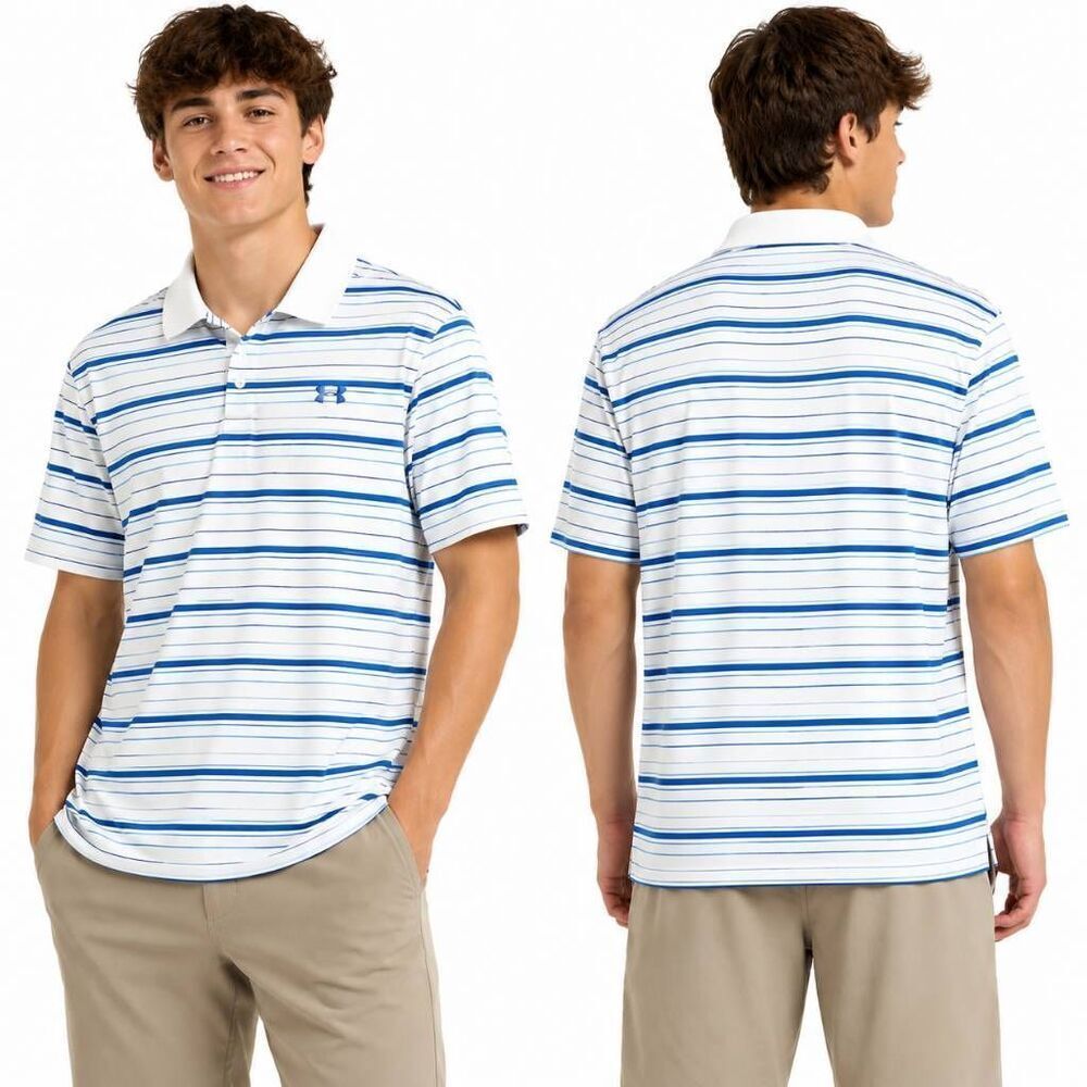 Under Armour HeatGear Polo XL Blue